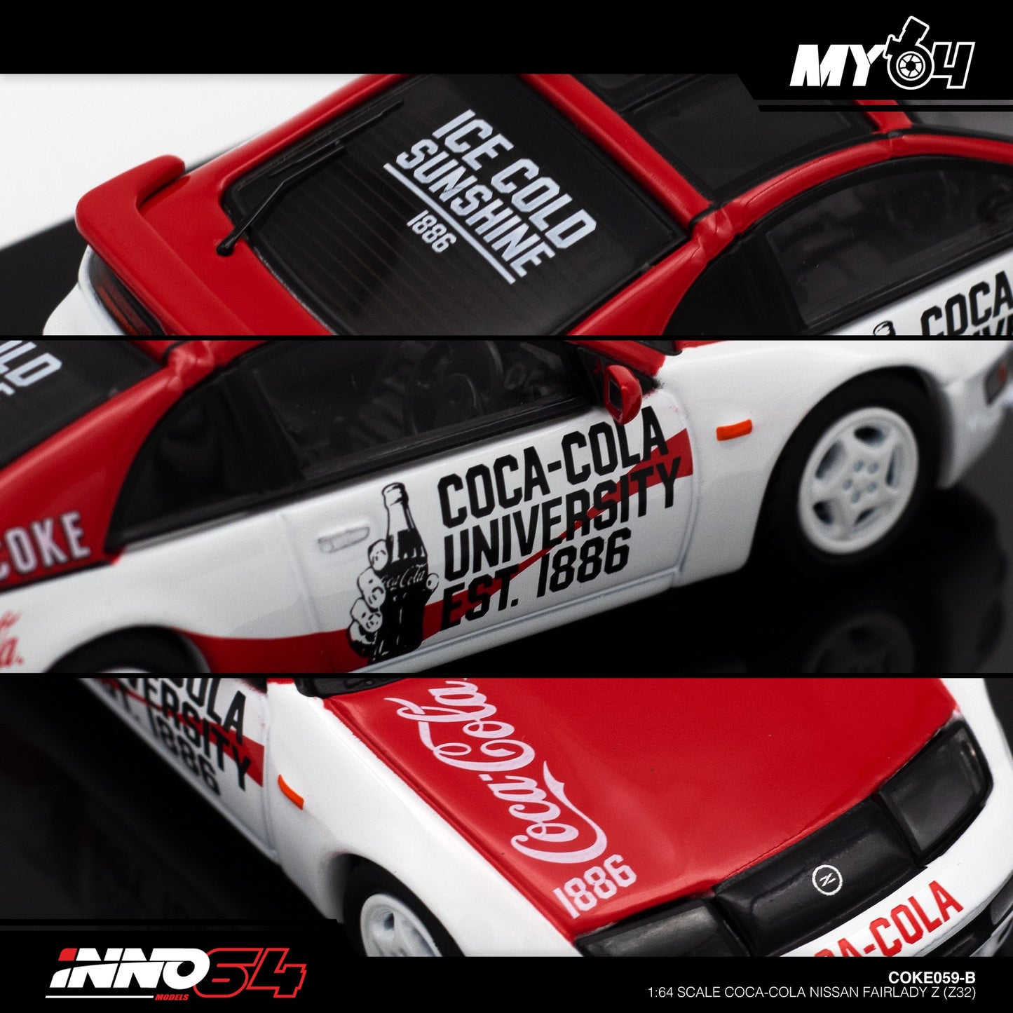 [INNO64] Nissan FAIRLADY Z (S32) "Coca-Cola" Livery
