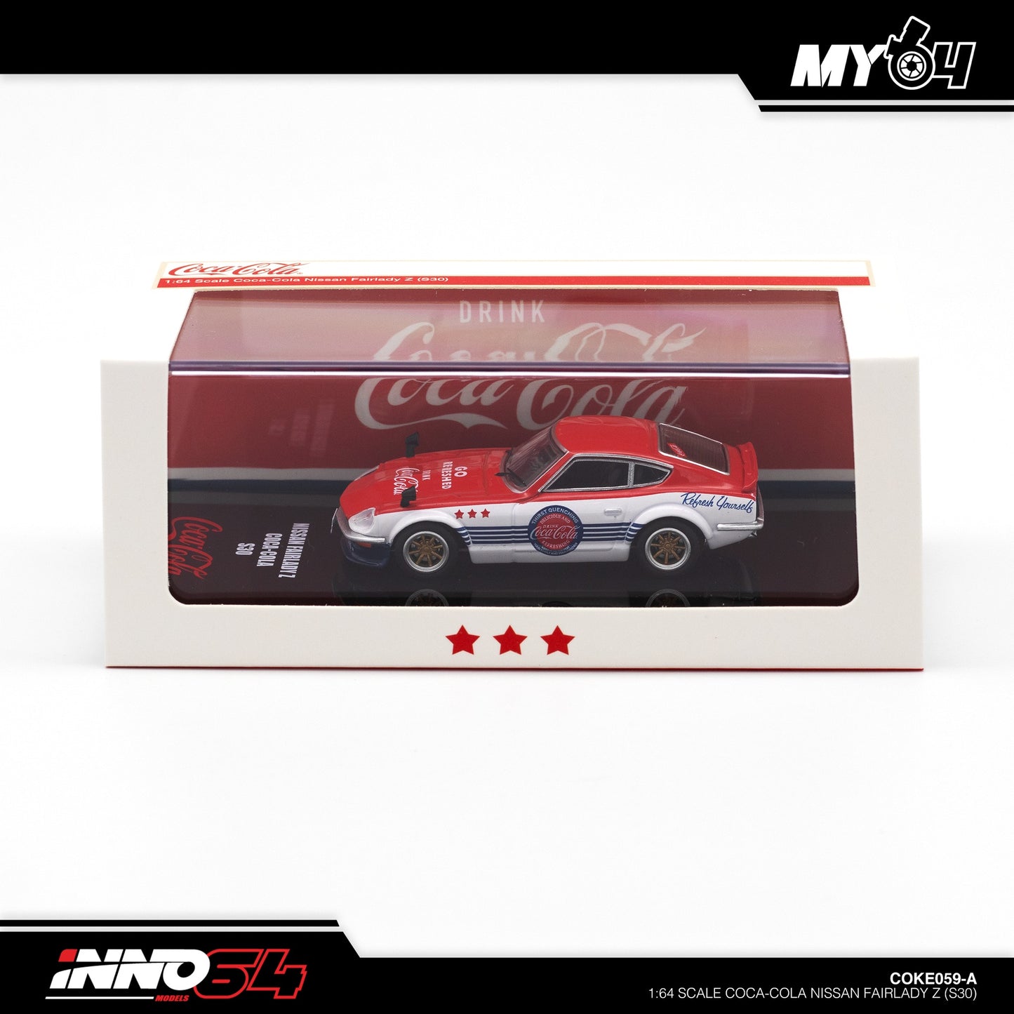 [INNO64] Nissan FAIRLADY Z (S30) "Coca-Cola" Livery