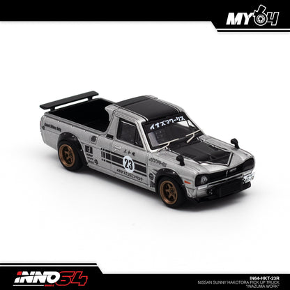 [INNO64] Nissan Sunny HAKOTORA Pick Up Truck "INAZUMA WORK"