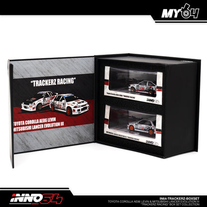 [INNO64] Toyota Corolla AE86 Levin & Mitsubishi Lancer Evolution III "Trackerz Racing" Box Set Collection