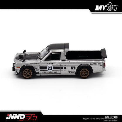 [INNO64] Nissan Sunny HAKOTORA Pick Up Truck "INAZUMA WORK"