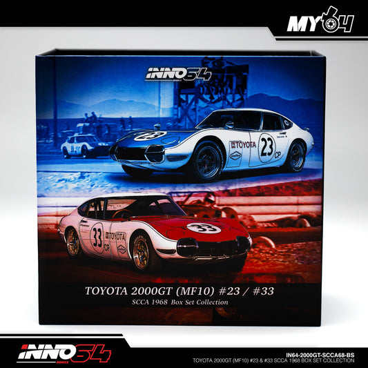 [INNO64] Toyota 2000GT #23 and #33 SCCA 1968 Box Set Collection