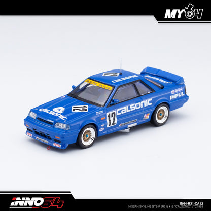 [INNO64] Nissan Skyline GTS-R (R31) #12 "CALSONIC" JTC 1989