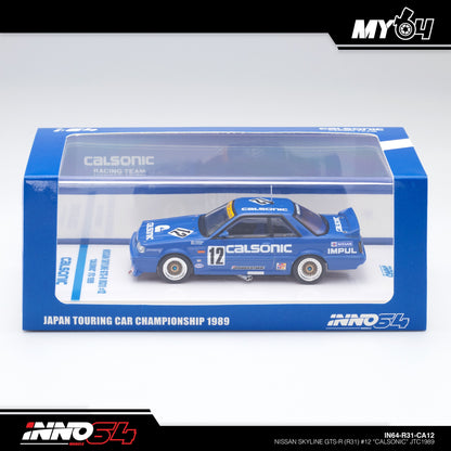 [INNO64] Nissan Skyline GTS-R (R31) #12 "CALSONIC" JTC 1989