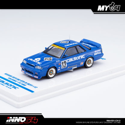 [INNO64] Nissan Skyline GTS-R (R31) #12 "CALSONIC" JTC 1989