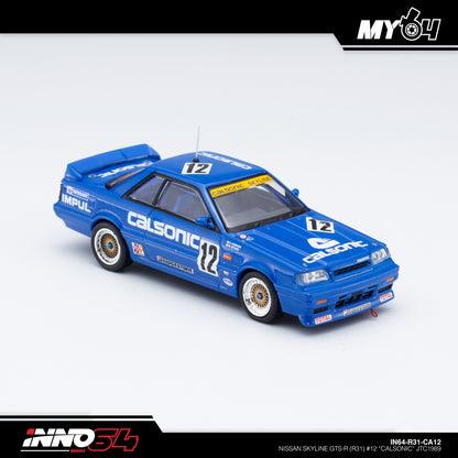 [INNO64] Nissan Skyline GTS-R (R31) #12 "CALSONIC" JTC 1989