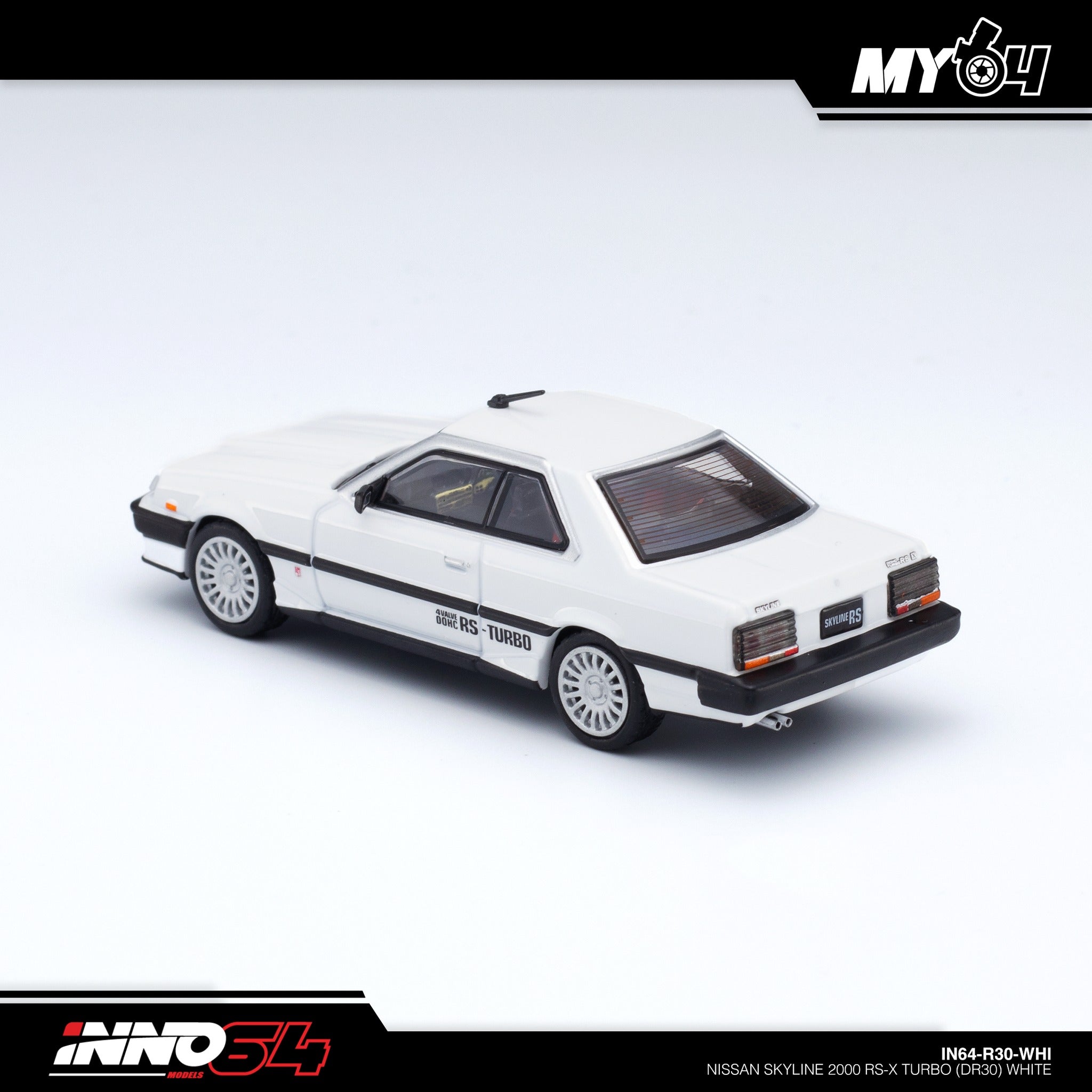 INNO64] Nissan Skyline 2000 RS-X Turbo (DR30) - White | The Model