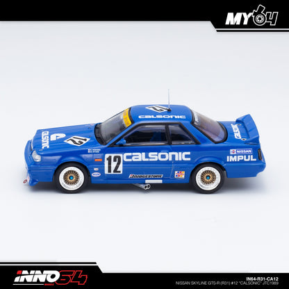 [INNO64] Nissan Skyline GTS-R (R31) #12 "CALSONIC" JTC 1989