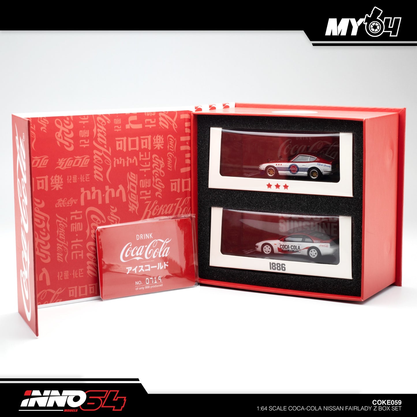 [INNO64] Nissan FAIRLADY Z (S30) & (S32) "Coca-Cola" Livery Box Set