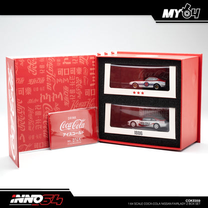 [INNO64] Nissan FAIRLADY Z (S30) & (S32) "Coca-Cola" Livery Box Set