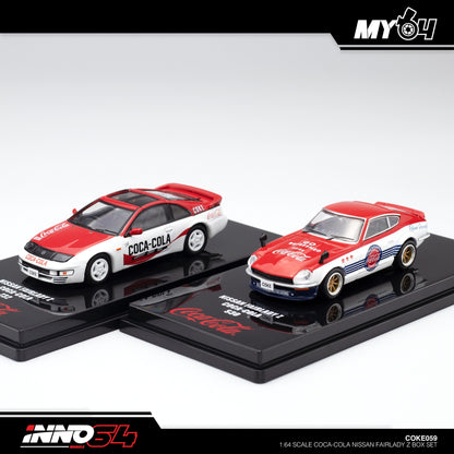 [INNO64] Nissan FAIRLADY Z (S30) & (S32) "Coca-Cola" Livery Box Set