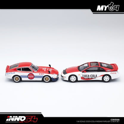 [INNO64] Nissan FAIRLADY Z (S30) & (S32) "Coca-Cola" Livery Box Set