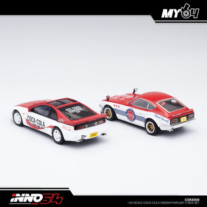 [INNO64] Nissan FAIRLADY Z (S30) & (S32) "Coca-Cola" Livery Box Set