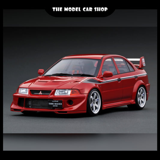 [Ignition Model] Mitsubishi Lancer Evolution VI GSR T.M.E (CP9A) - Red