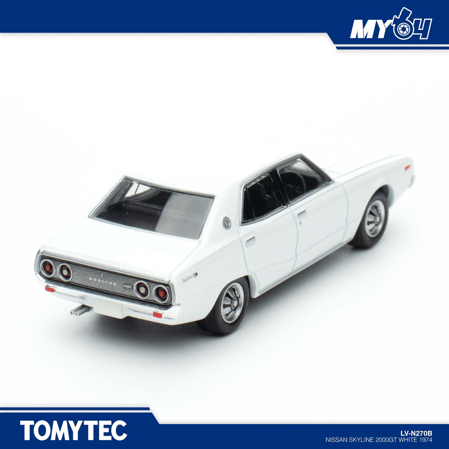 [TOMYTEC] Nissan Skyline 2000GT - White 1974