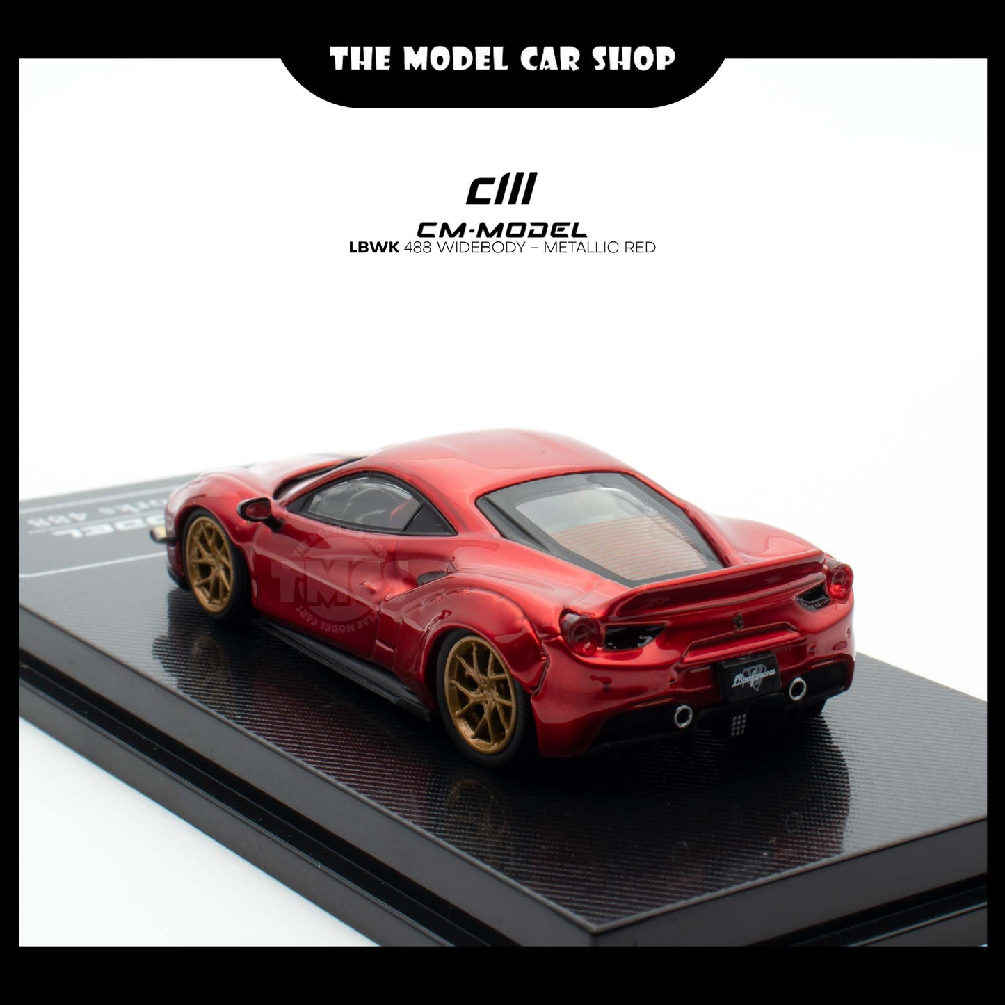 [CM Model] LBWK 488 Widebody - Metallic Red