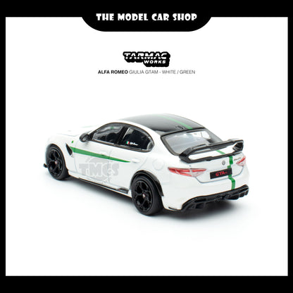 [Tarmac Works] Alfa Romeo Giulia GTAm - White / Green