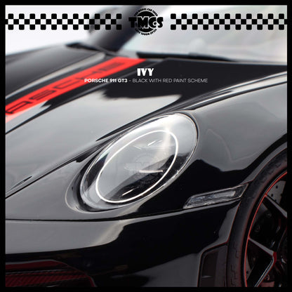 [IVY] 1:18 Porsche 911 GT3 - Black With Red Paint Scheme
