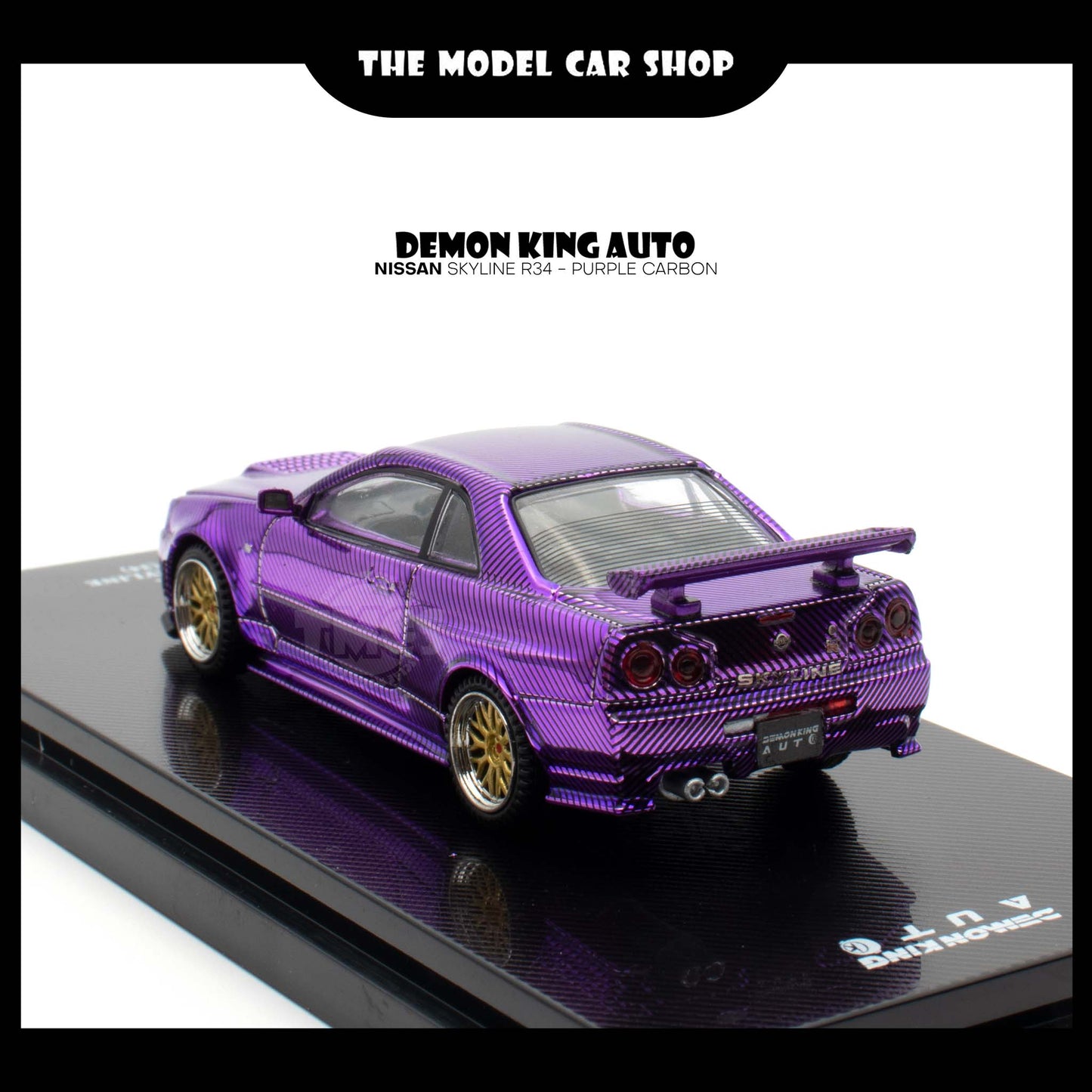 [Demon King Auto] Nissan Skyline R34 - Purple Carbon