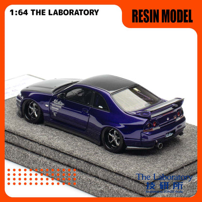 [The Laboratory] 1:64 Garage Active R33 Widebody Concept A - Metallic Violet Carbon Bonnet