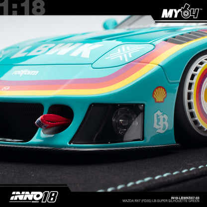 [INNO18] 1:18 Mazda RX7 (FD3S) LB-Super Silhouette - Green