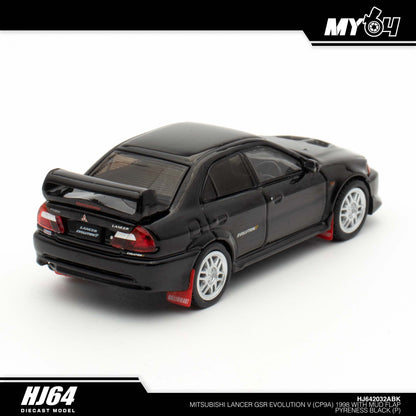 [Hobby Japan] Mitsubishi Lancer GSR Evolution 5 (CP9A) 1998 with Mud Flap - Pyrenees Black