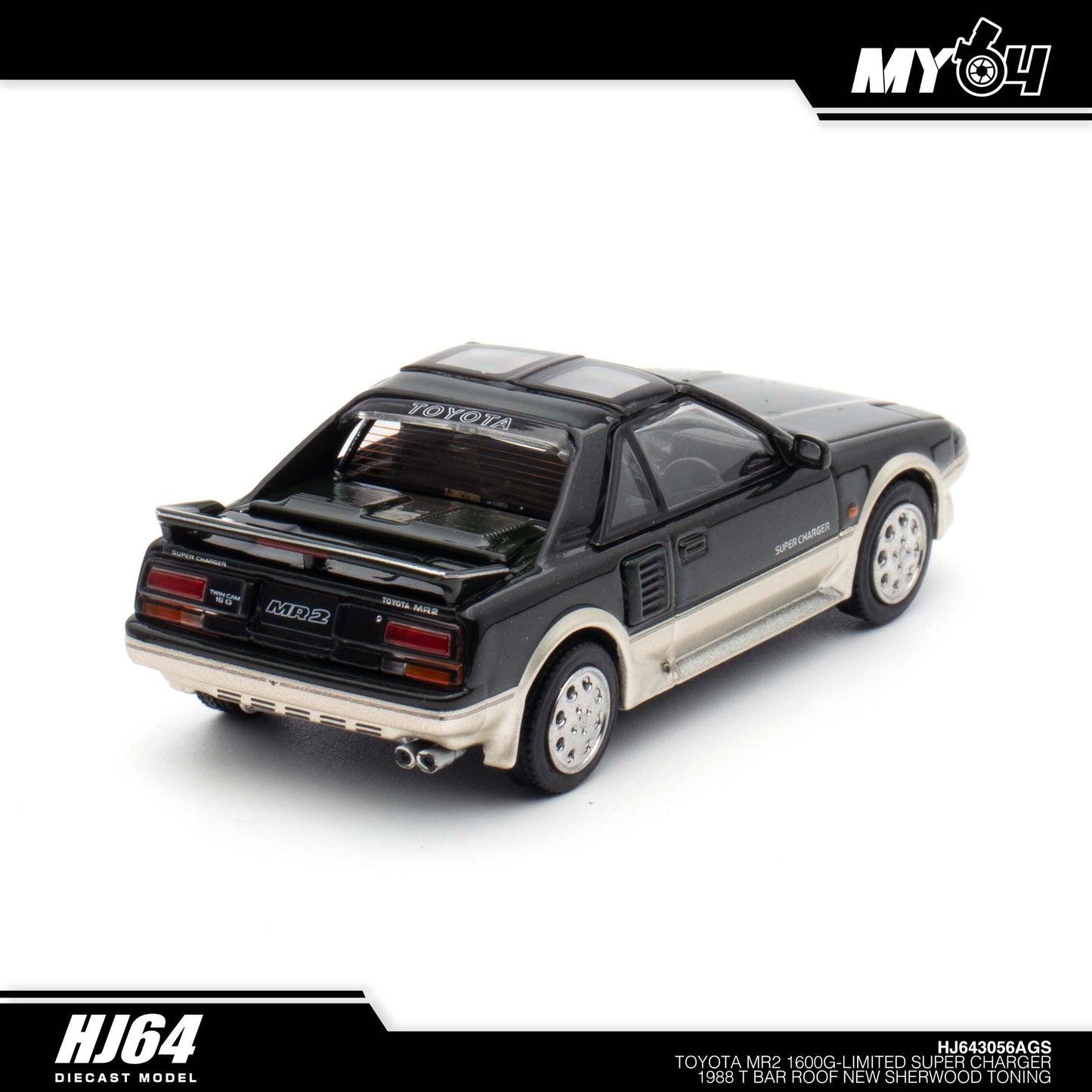 [Hobby Japan] Toyota MR2 1600G-LIMITED SUPER CHARGER 1988 T BAR ROOF - New Sherwood Toning