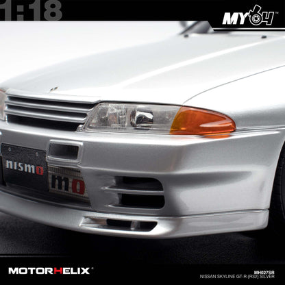 [Motorhelix] Nissan Skyline GT-R (R32) - Silver