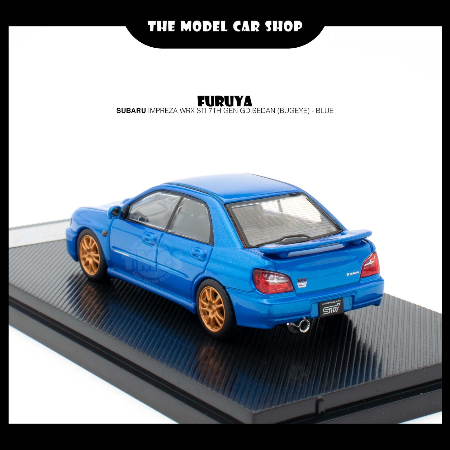 [Furuya] Subaru Impreza WRX STI 7th Gen GD Sedan (Bugeye) - Blue