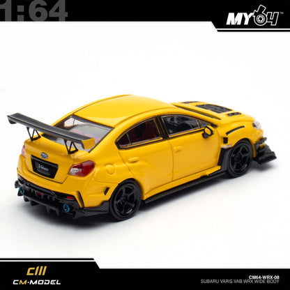 [CM Model] 1:64 Subaru WRX Varis WideBody 2.0 - Yellow