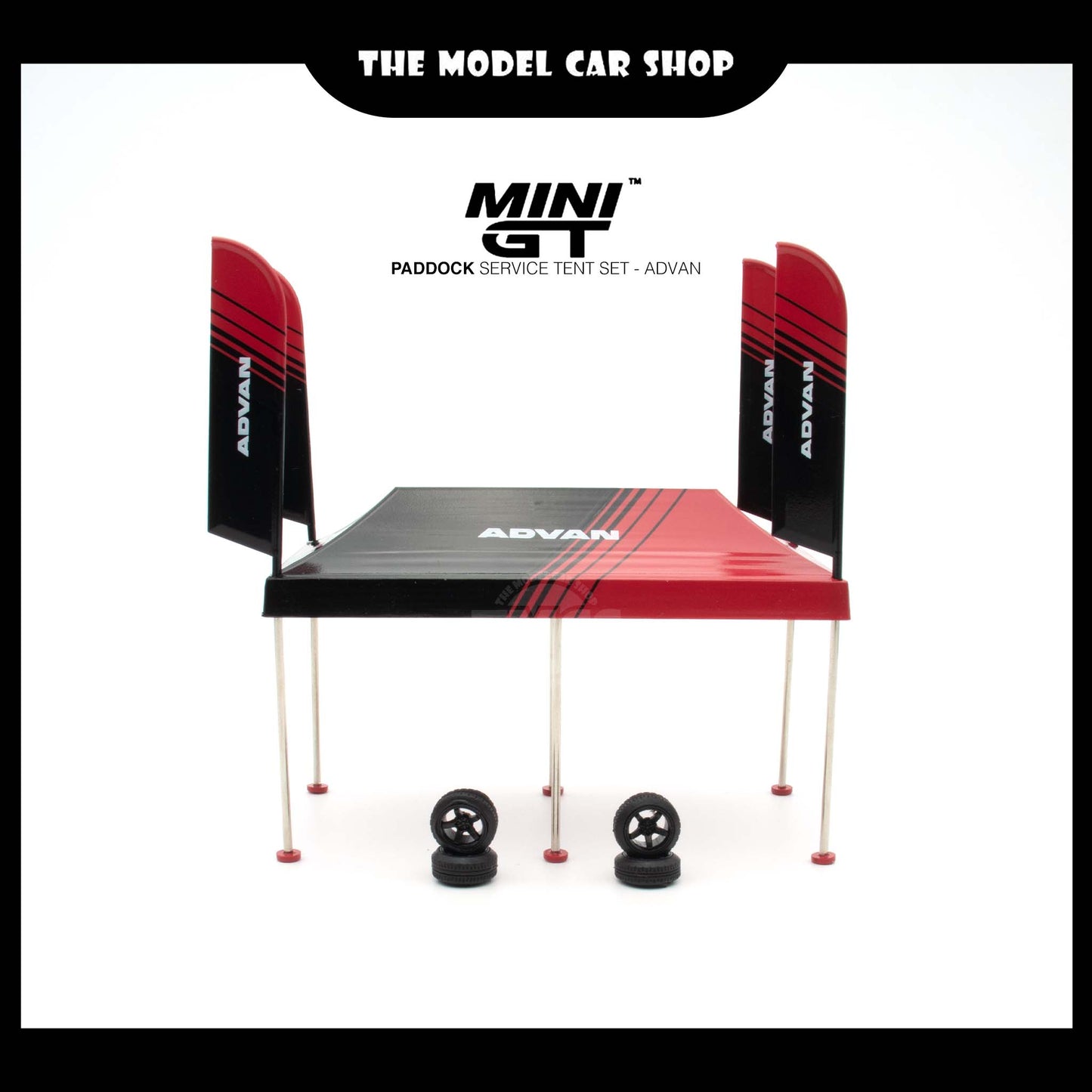 [MINI GT] Paddock Service Tent Set - Advan