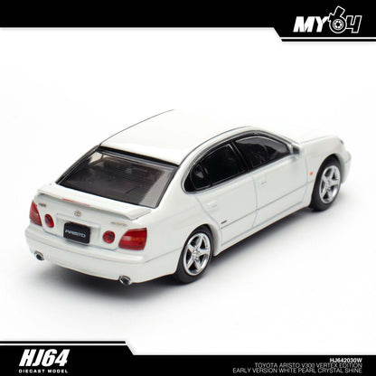 [Hobby Japan] Toyota Aristo V300 Vertex Edition Early Version - White Pearl Crystal Shine