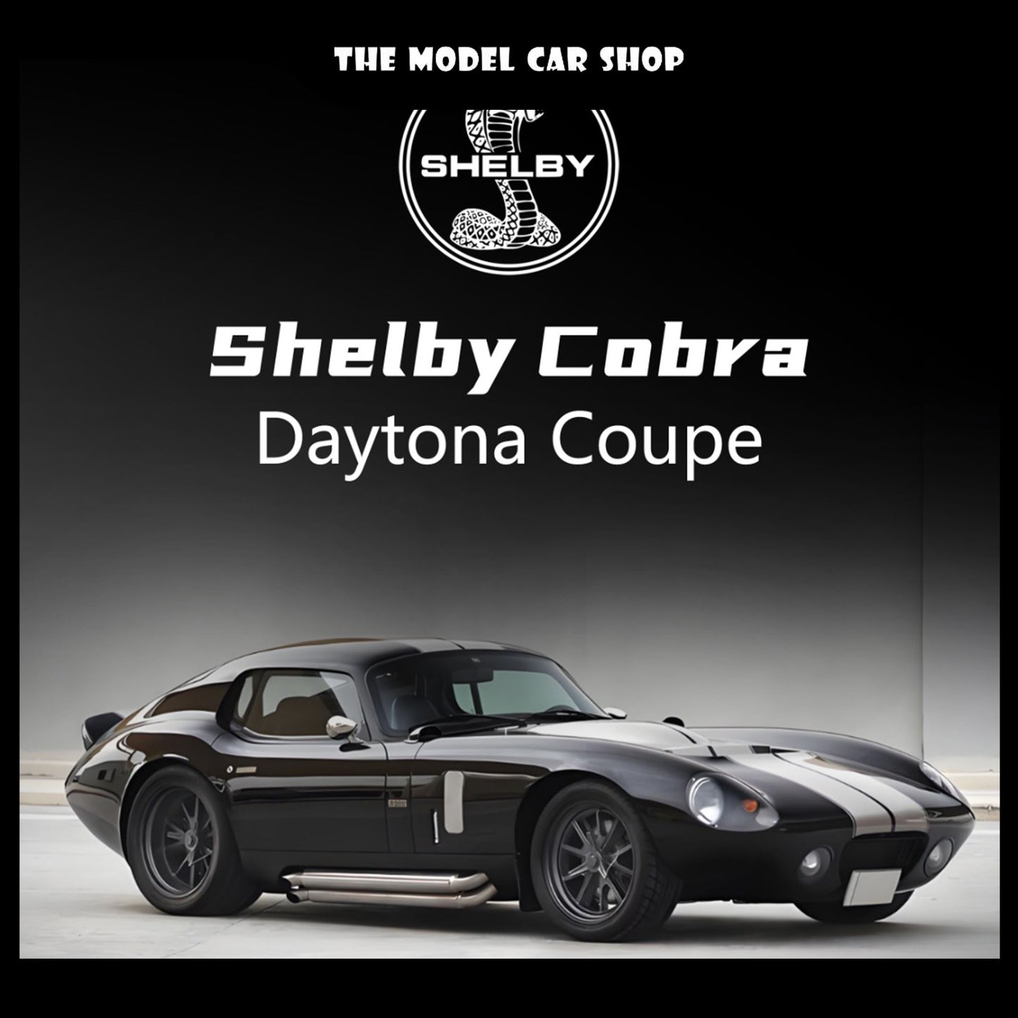 [Fine Works] Shelby Daytona Coupe - Black