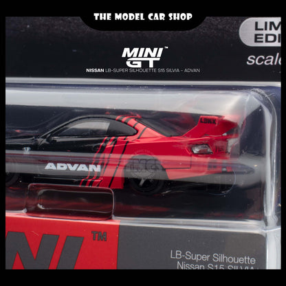 [MINI GT] Nissan LB-Super Silhouette S15 SILVIA  - Advan (Mijo Exclusive)