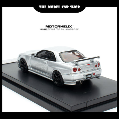 [Motorhelix] Nissan Skyline GT-R R34 Z Tune - Silver