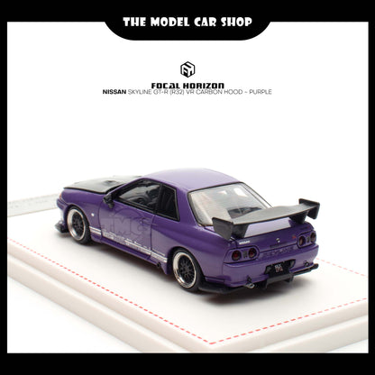 [Focal Horizon] Nissan Skyline GT-R (R32) VR Carbon Hood - Purple