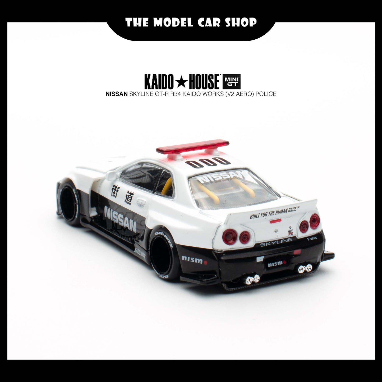 [Kaido House] Nissan Skyline GT-R R34 Kaido Works (V2 Aero) Police (UNSEAL)