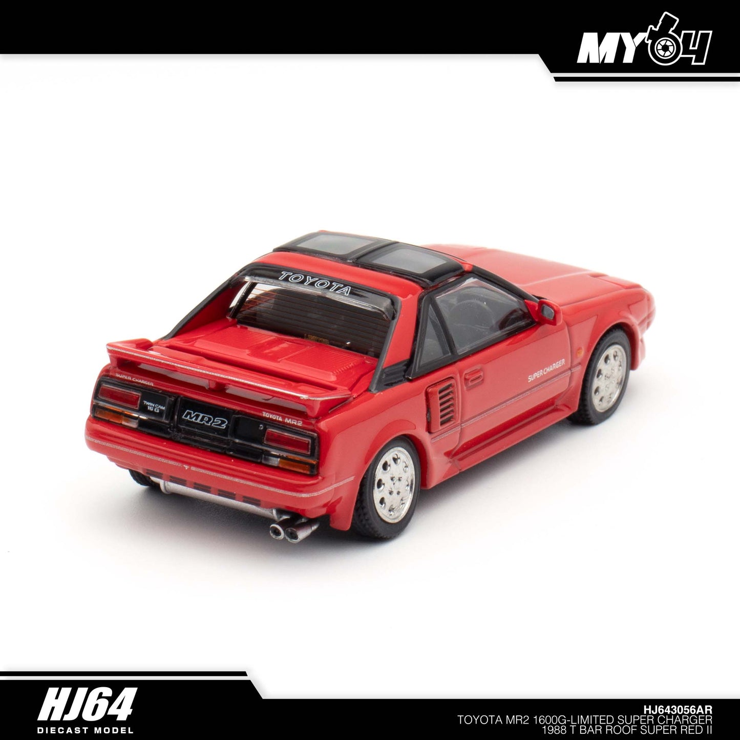 [Hobby Japan] Toyota MR2 1600G-LIMITED SUPER CHARGER 1988 T BAR ROOF - Super Red II