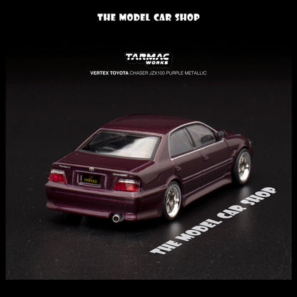 [Tarmac Works] Vertex Toyota Chaser JZX100 - Purple Metallic