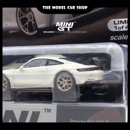 [MINI GT] Porsche 911 (992) GT3 Touring Crayon (Mijo Exclusive)