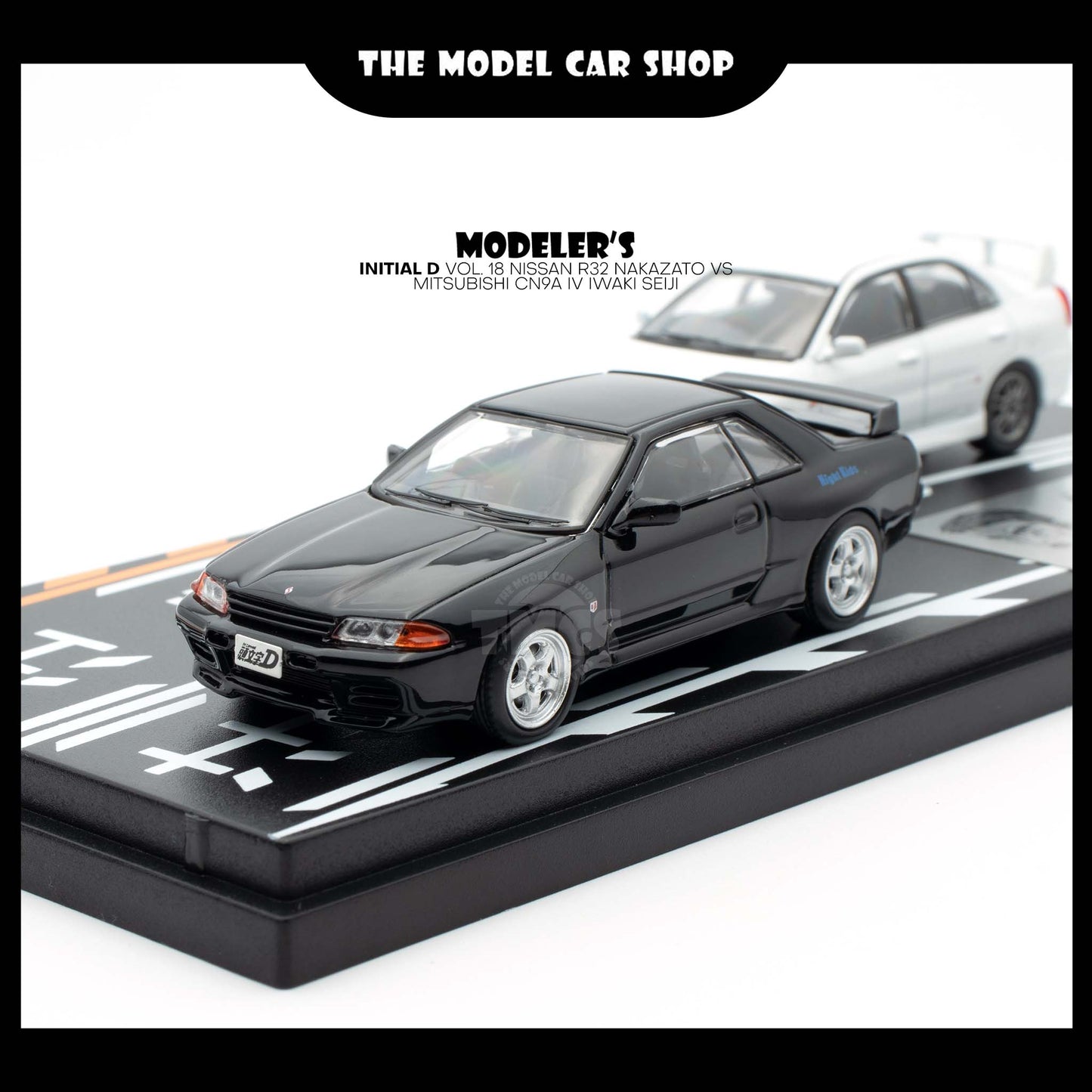 [Modeler's] Initial D Vol. 18 Nissan R32 Nakazato VS Mitsubishi CN9A IV Iwaki Seiji