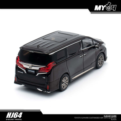 [Hobby Japan] Toyota Alphard Customized Version With Sun Roof - Black