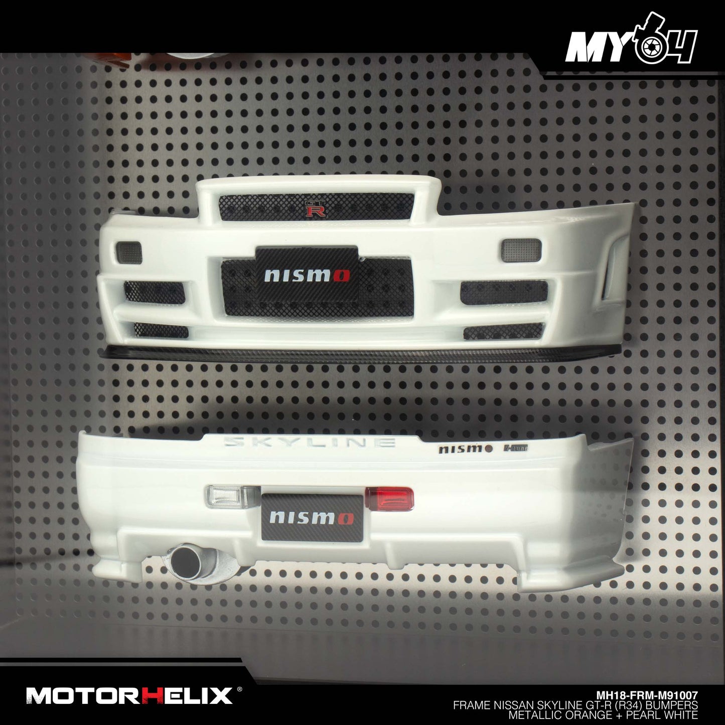 [Motorhelix] Frame Nissan Skyline GT-R (R34) Bumpers