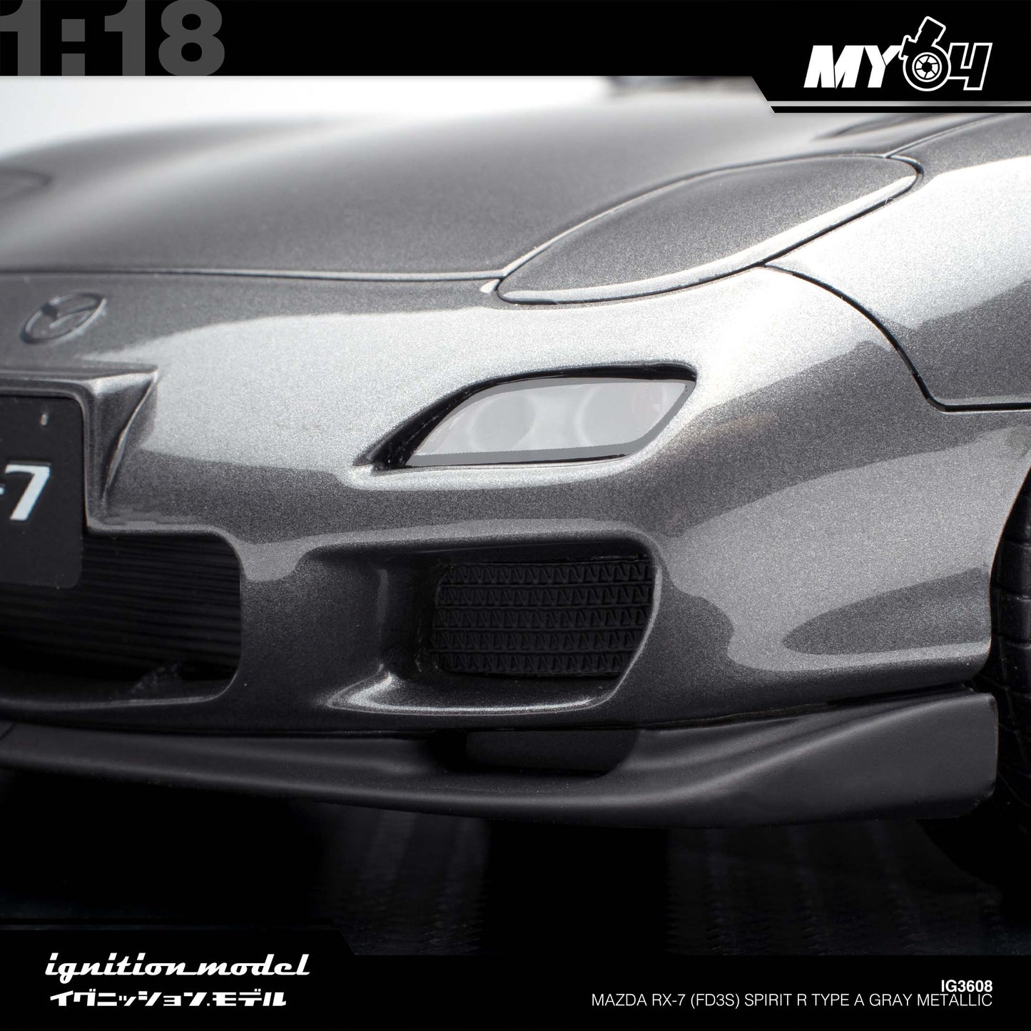 [Ignition Model] Mazda RX-7 (FD3S) Spirit R Type A - Gray Metallic