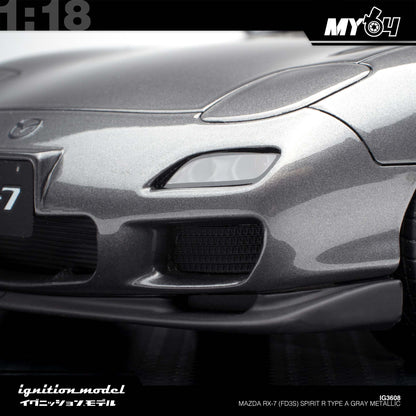 [Ignition Model] Mazda RX-7 (FD3S) Spirit R Type A - Gray Metallic