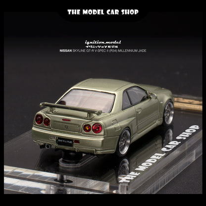 [Ignition Model] Nissan Skyline GT-R V Spec ll (R34) - Millenium Jade