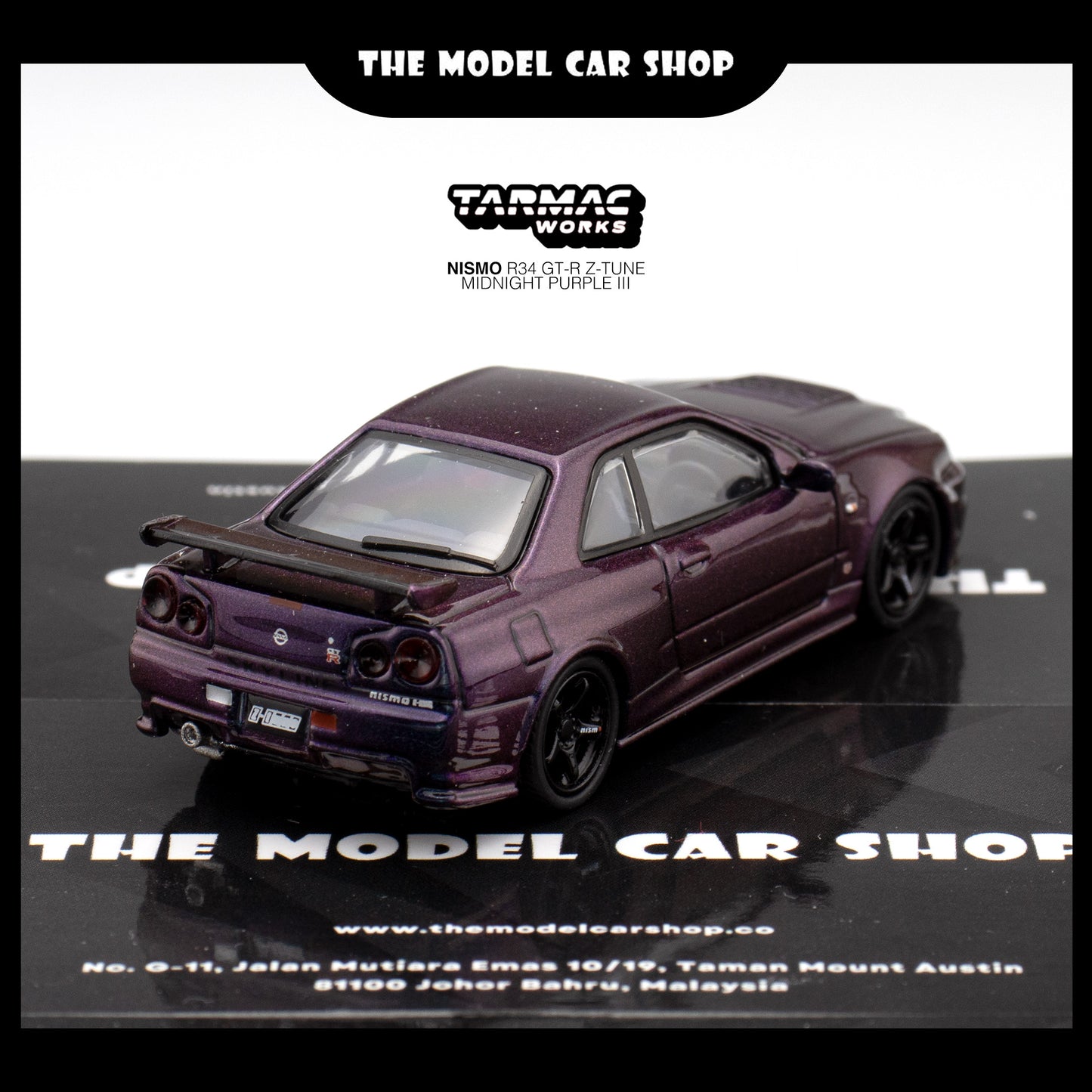 [Tarmac Works] Tarmac Works X Schuco Nissan Skyline GT-R (R34) Z-Tune - Midnight Purple lll