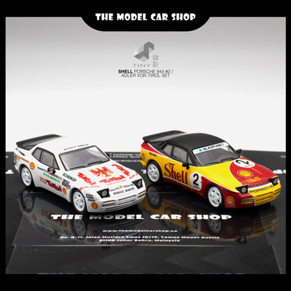 [Tiny x Sparky] Shell Porsche 944 Turbo Cup Shell Combo - Turbo Cup #2 & Adler Von Tirol (Upright Headlights)