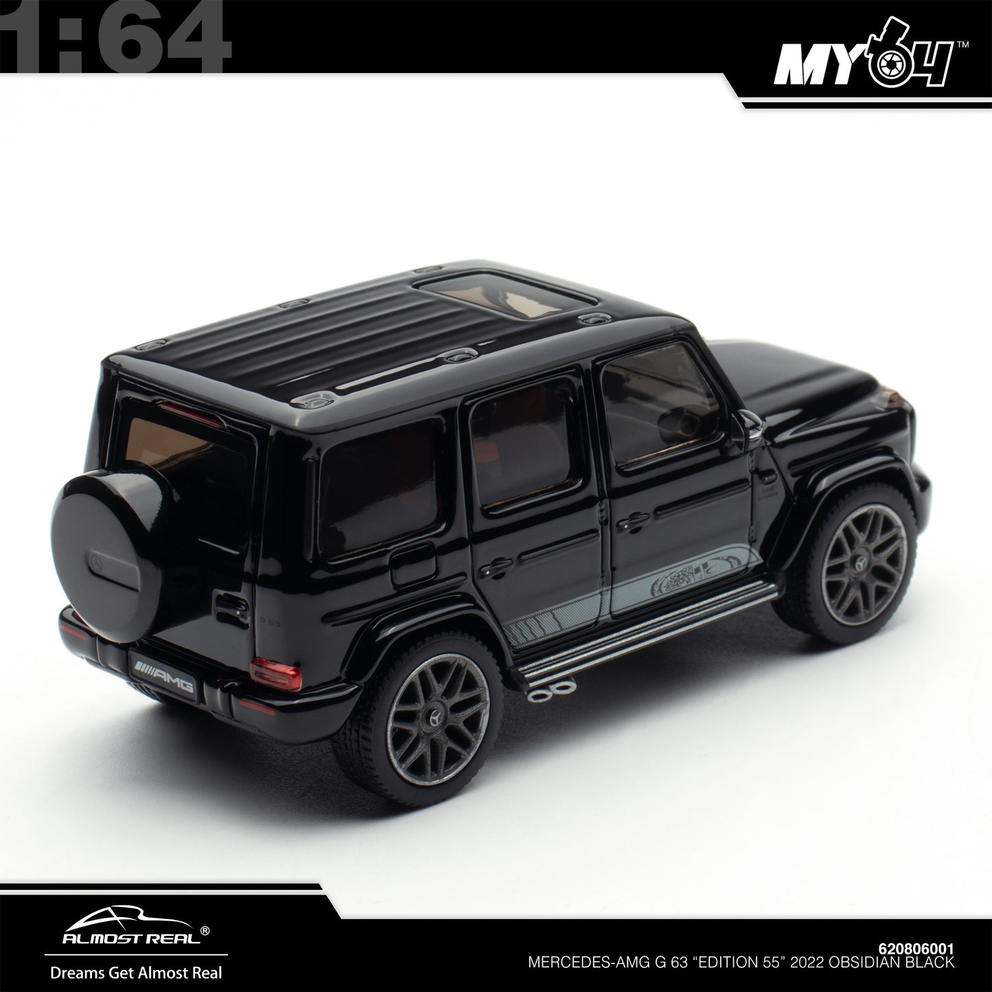 [ARBox] 1:64 Mercedes-AMG G 63 "Edition 55"-2022 - Obsidian Black