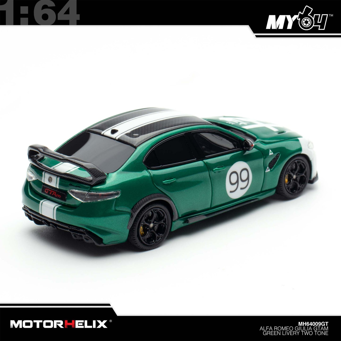 [Motorhelix] Alfa Romeo Giulia GTAm - Green Livery Two-Tone